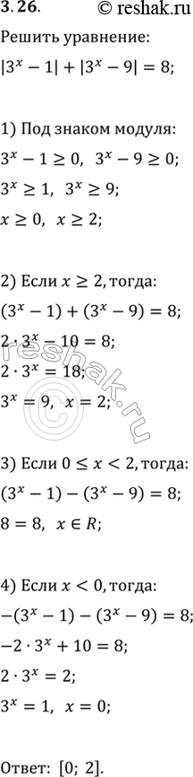 Изображение Упр.3.26 ГДЗ Мерзляк 11 класс Углубленный уровень