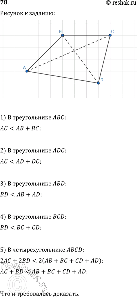 Изображение Упр.78 ГДЗ Мерзляк 9 класс